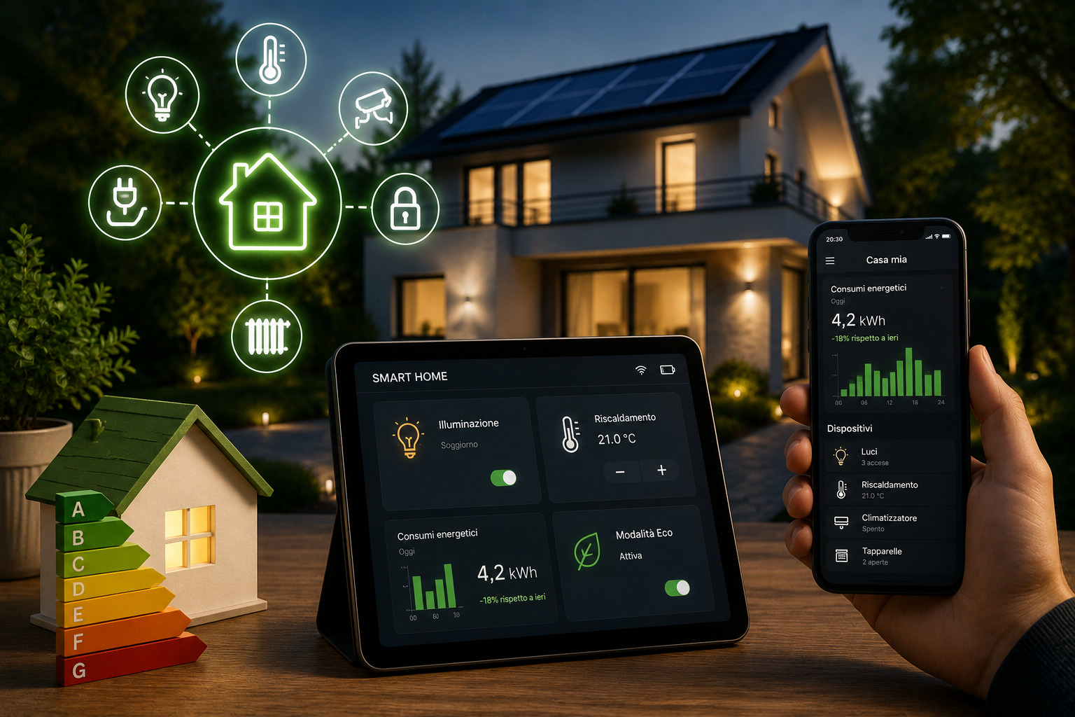 Allarme smartphone app